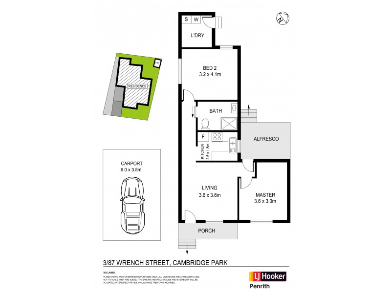 3/87 Wrench Street, Cambridge Park NSW 2747 Floorplan