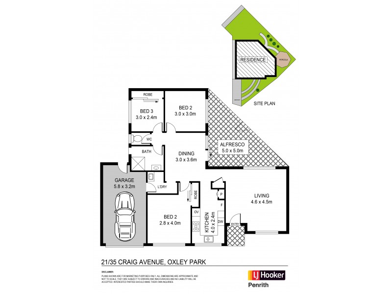 21/35 Craig Avenue, Oxley Park NSW 2760 Floorplan