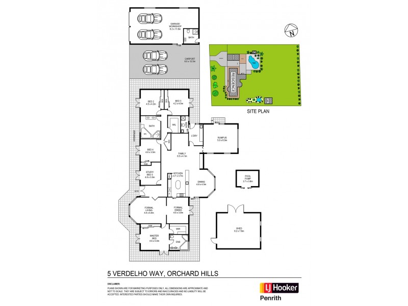 5 Verdelho Way, Orchard Hills NSW 2748 Floorplan