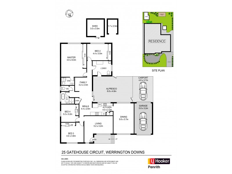 25 Gatehouse Circuit, Werrington Downs NSW 2747 Floorplan
