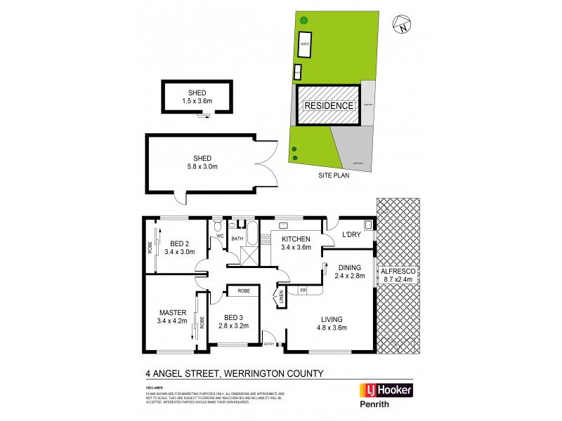 4 Angel Street, Werrington County NSW 2747 Floorplan