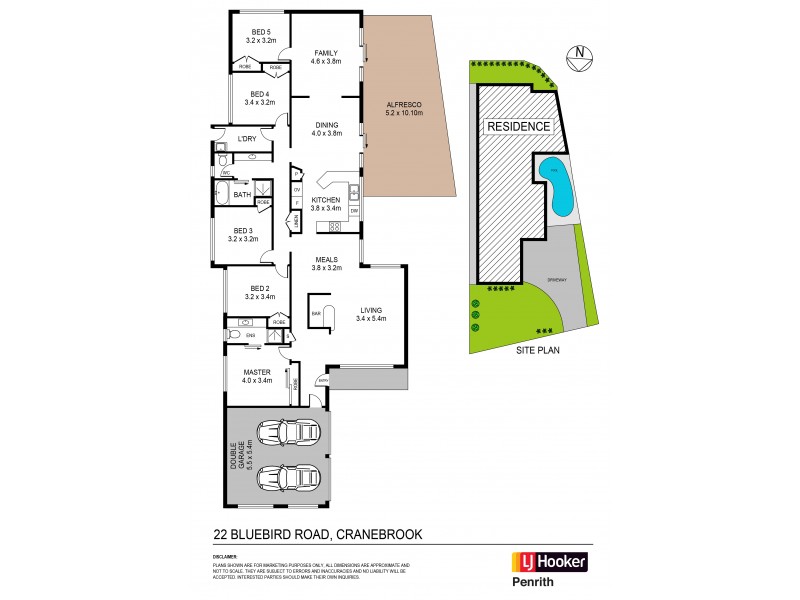 22 Bluebird Road, Cranebrook NSW 2749 Floorplan