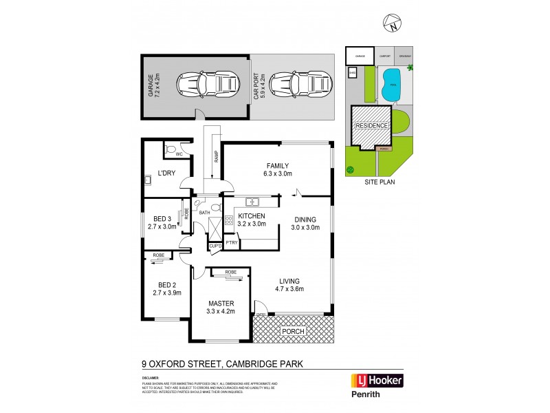 9 Oxford Street, Cambridge Park NSW 2747 Floorplan