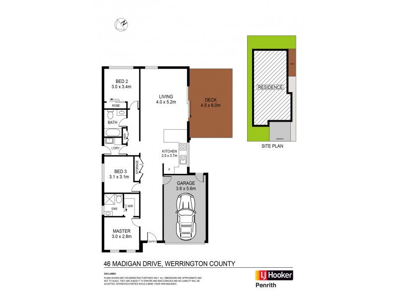 46 Madigan Drive, Werrington County NSW 2747 Floorplan