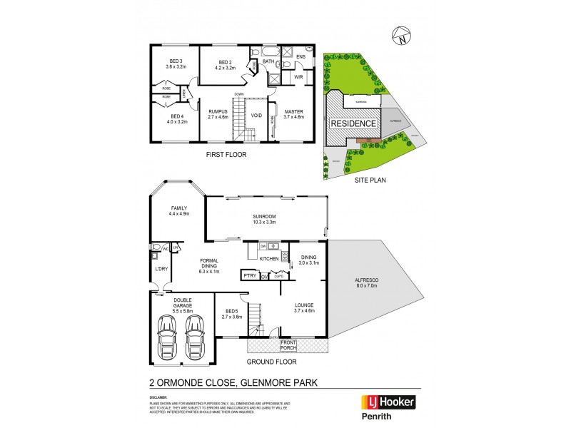 2 Ormonde Close, Glenmore Park NSW 2745 Floorplan