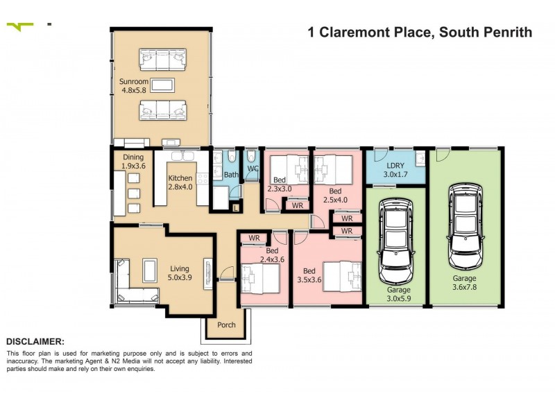 1 Claremont Place, South Penrith NSW 2750