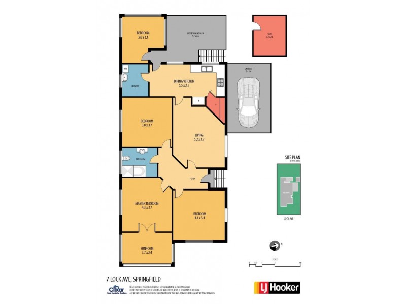 7 Lock Avenue, Springfield NSW 2250 Floorplan