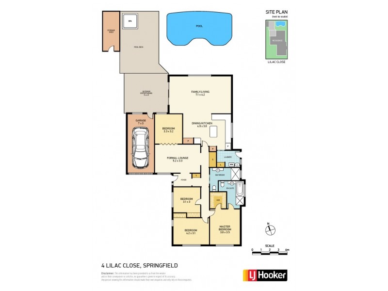 4 Lilac Close, Springfield NSW 2250 Floorplan