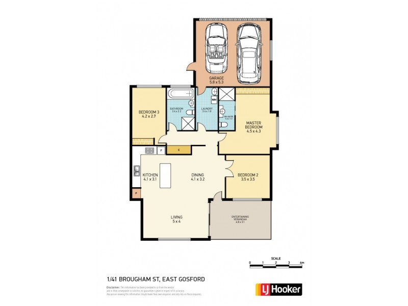 1/41 Brougham Street, East Gosford NSW 2250 Floorplan