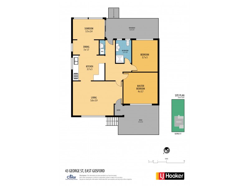 43 George Street, East Gosford NSW 2250 Floorplan