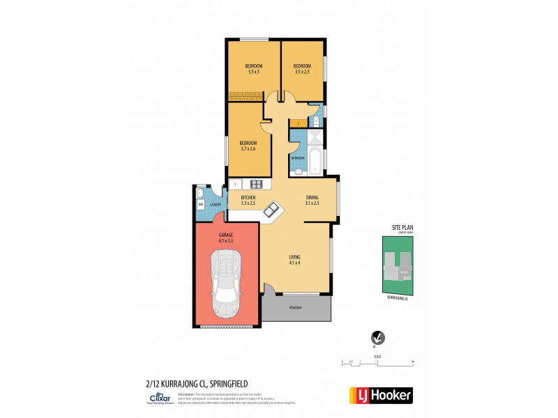 2/12 Kurrajong Close, Springfield NSW 2250 Floorplan
