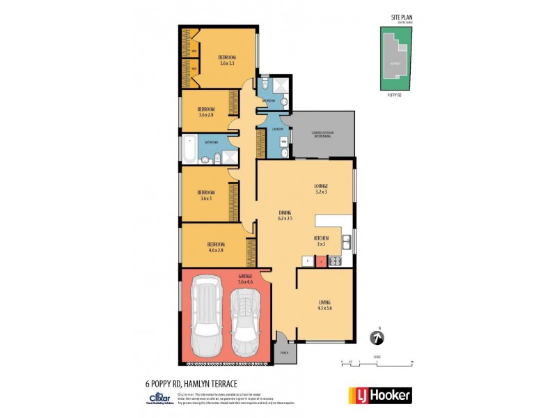 6 Poppy Road, Hamlyn Terrace NSW 2259 Floorplan