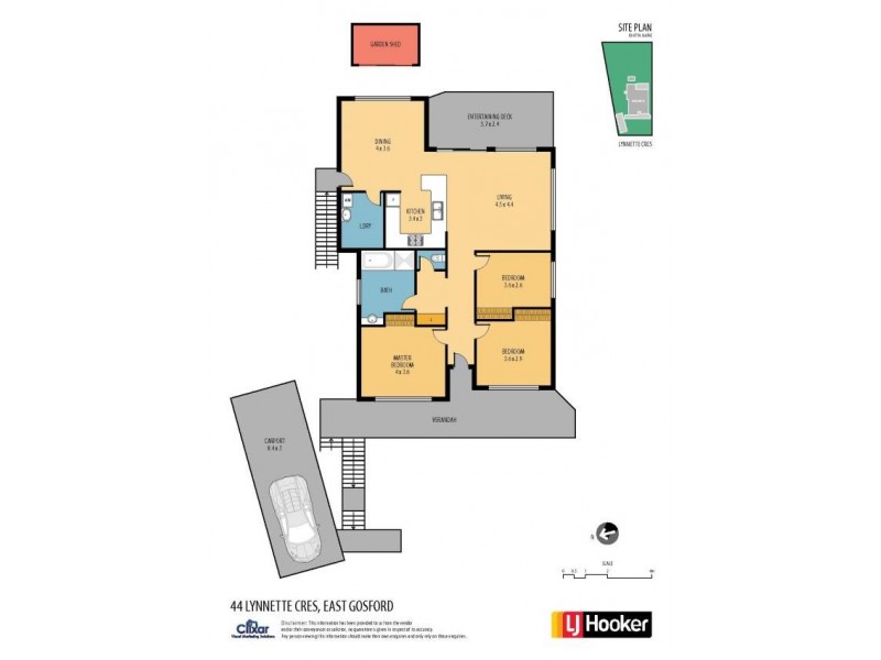 44 Lynnette Crescent, East Gosford NSW 2250 Floorplan