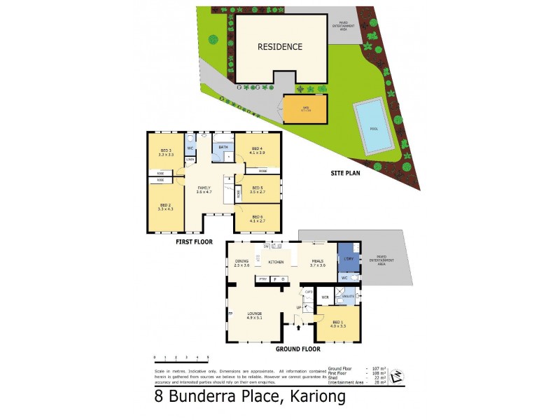 8 Bunderra Place, Kariong NSW 2250 Floorplan