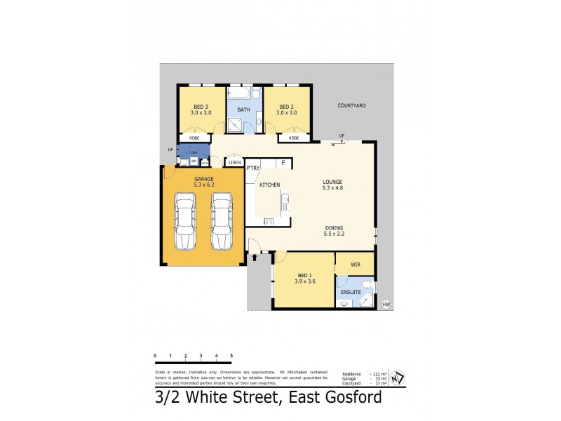 3/2 White Street, East Gosford NSW 2250 Floorplan