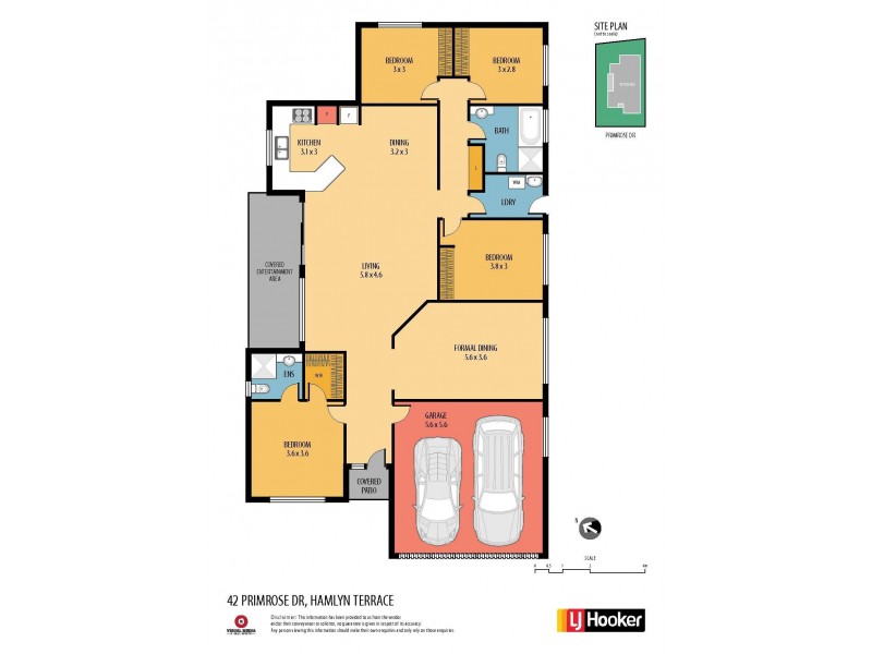 42 Primrose Drive, Hamlyn Terrace NSW 2259 Floorplan