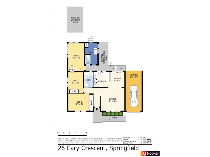 26 Cary Crescent, Springfield NSW 2250 Floorplan