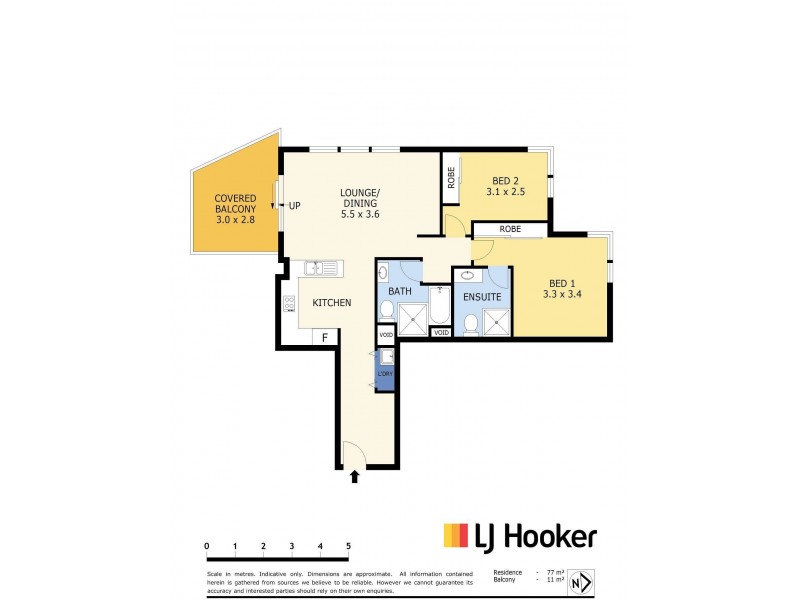 271/80 John Whiteway Drive, Gosford NSW 2250 Floorplan