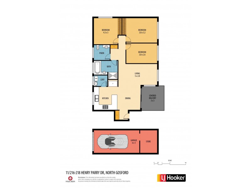 11/216-218 Henry Parry Drive, North Gosford NSW 2250 Floorplan