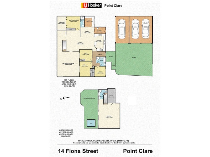 14 Fiona Street, Point Clare NSW 2250 Floorplan