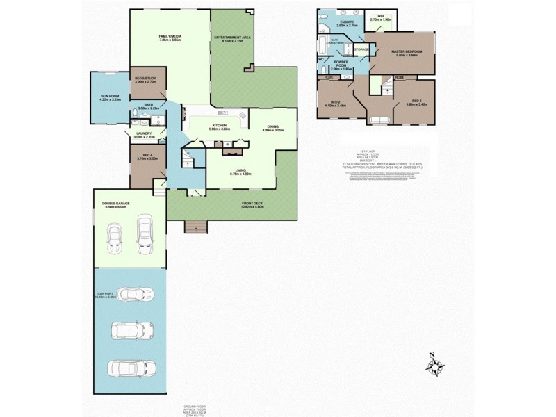 21 Saturn Crescent, Bridgeman Downs QLD 4035 Floorplan