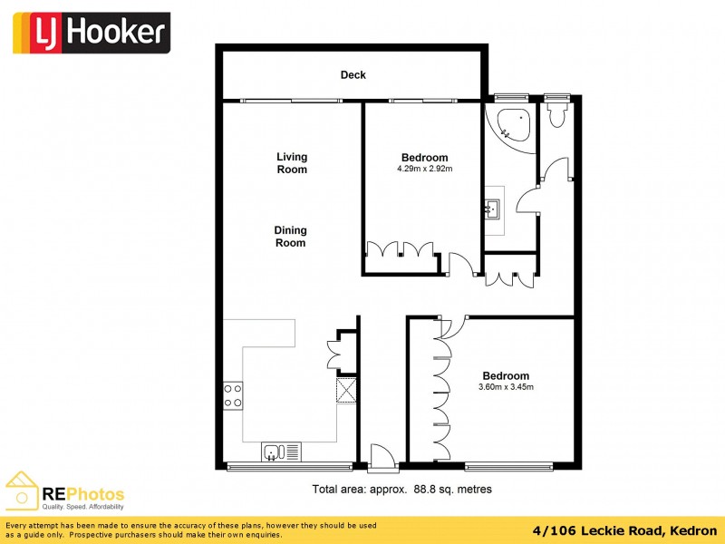 4/106 Leckie Road, Kedron QLD 4031 Floorplan