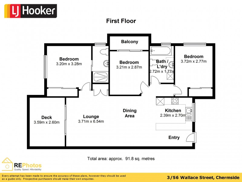3/56 Wallace Street, Chermside QLD 4032 Floorplan