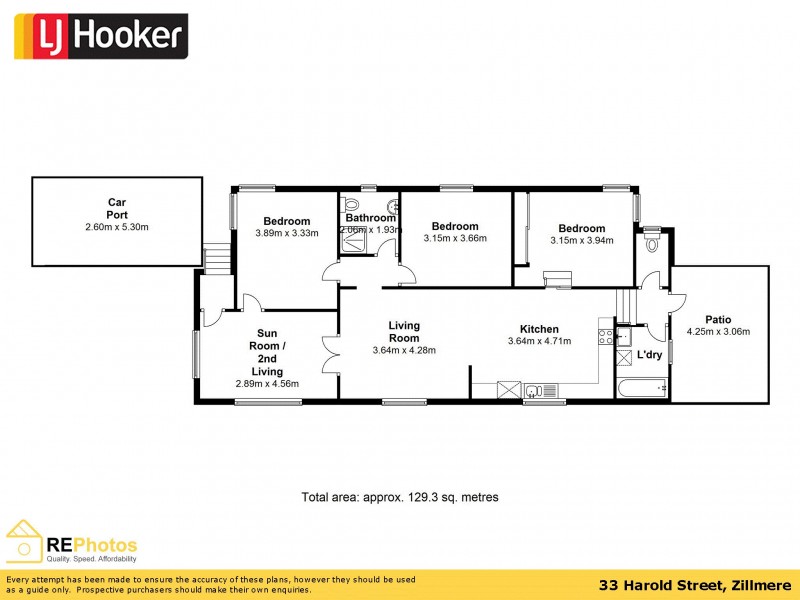 33 Harold Street, Zillmere QLD 4034 Floorplan