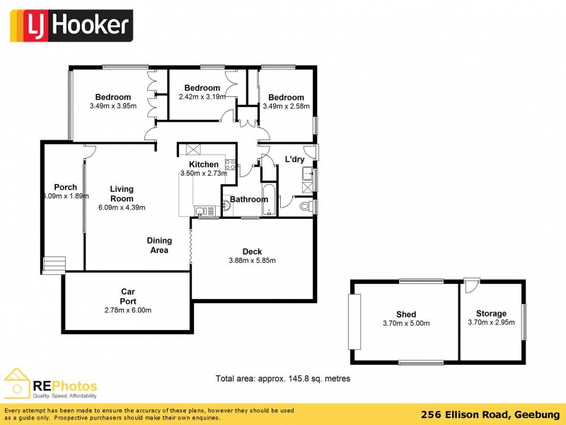 256 Ellison Road, Geebung QLD 4034 Floorplan
