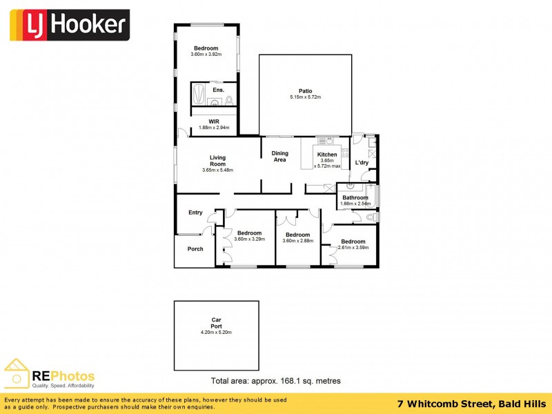 7 Whitcomb Street, Bald Hills QLD 4036 Floorplan