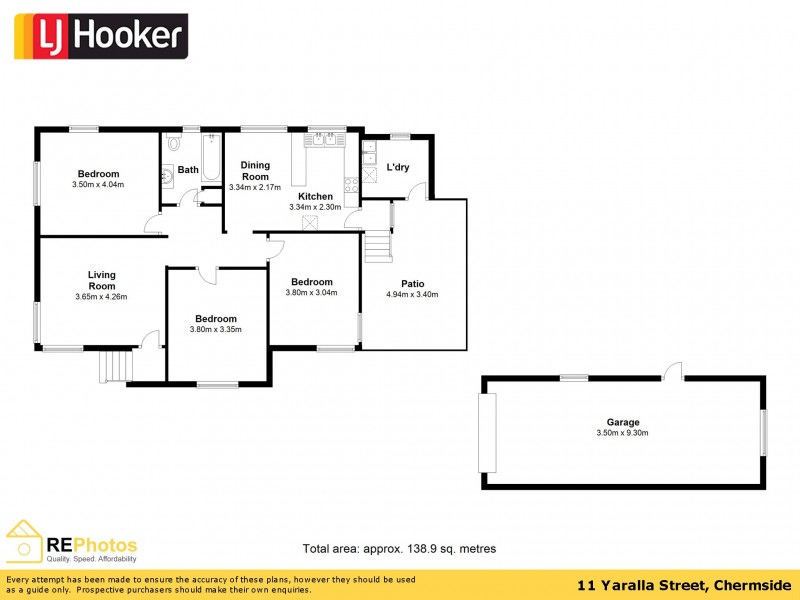 11 Yaralla Street, Chermside QLD 4032 Floorplan