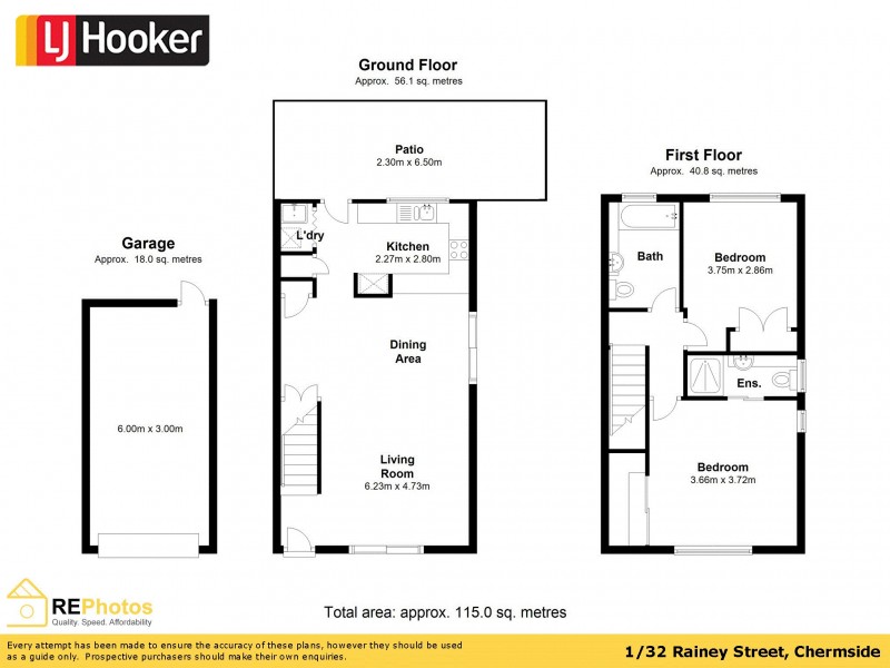 1/32 Rainey Street, Chermside QLD 4032 Floorplan