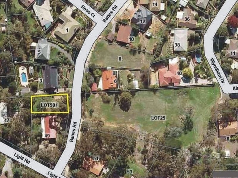 Lot 501 Banes Road, Coromandel Valley SA 5051