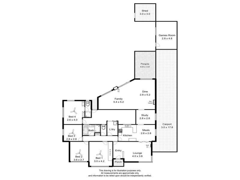 5 Adam Avenue, Bellevue Heights SA 5050 Floorplan