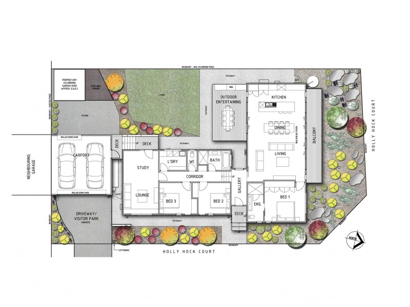 9 Holly Hock Ct, Craigburn Farm SA 5051 Floorplan