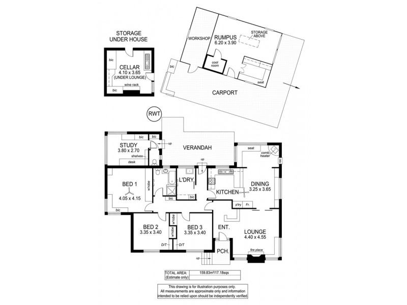 26 Acacia Road, Hawthorndene SA 5051 Floorplan