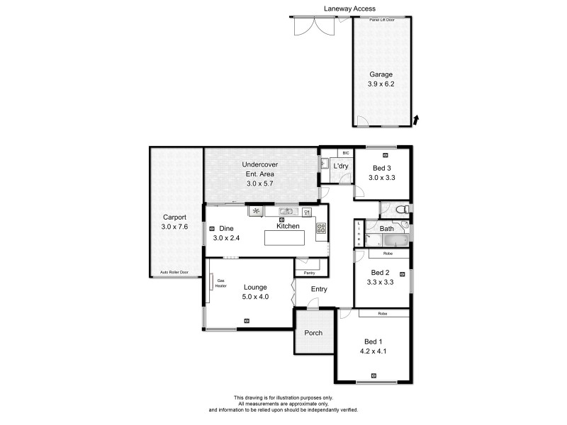 71 Shepherds Hill Rd -Via Kinedana St, Eden Hills SA 5050 Floorplan