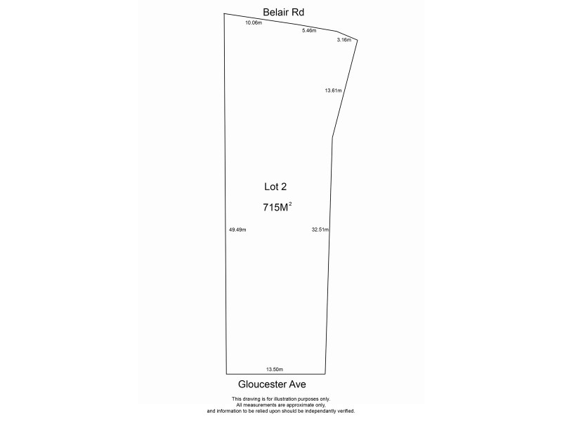 Lot 2 Gloucester Ave, Belair SA 5052 Floorplan