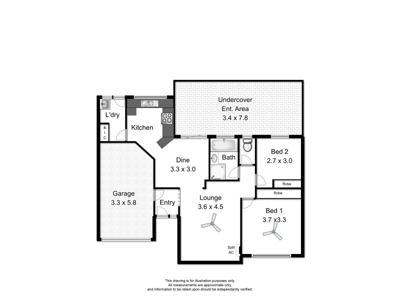 Unit 3/5 Alfred Ave, Seaton SA 5023 Floorplan