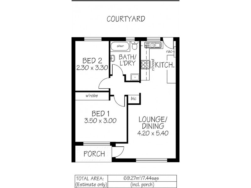 4/46 Gladstone Road, Mile End SA 5031 Floorplan