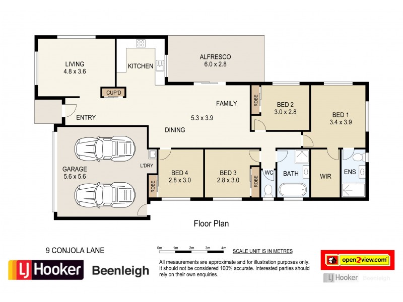9 Conjola Lane, Waterford QLD 4133 Floorplan