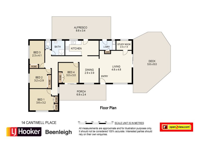 14 Cantwell Place, Beenleigh QLD 4207 Floorplan