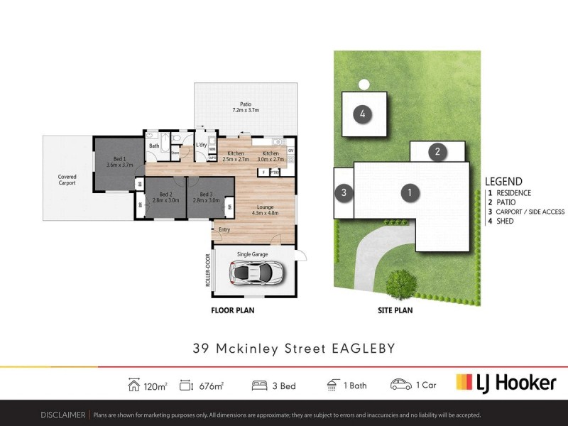 39 McKinley Street, Eagleby QLD 4207 Floorplan