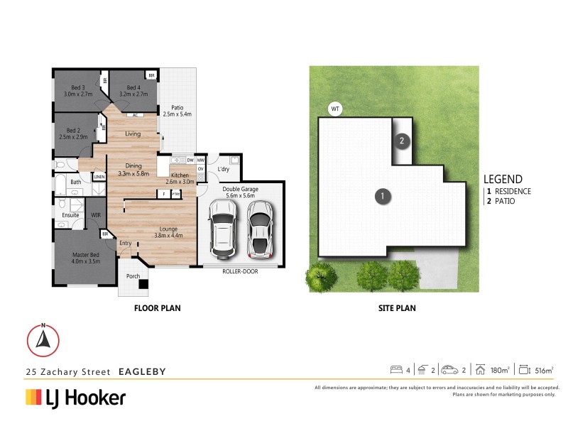 25 Zachary Street, Eagleby QLD 4207 Floorplan