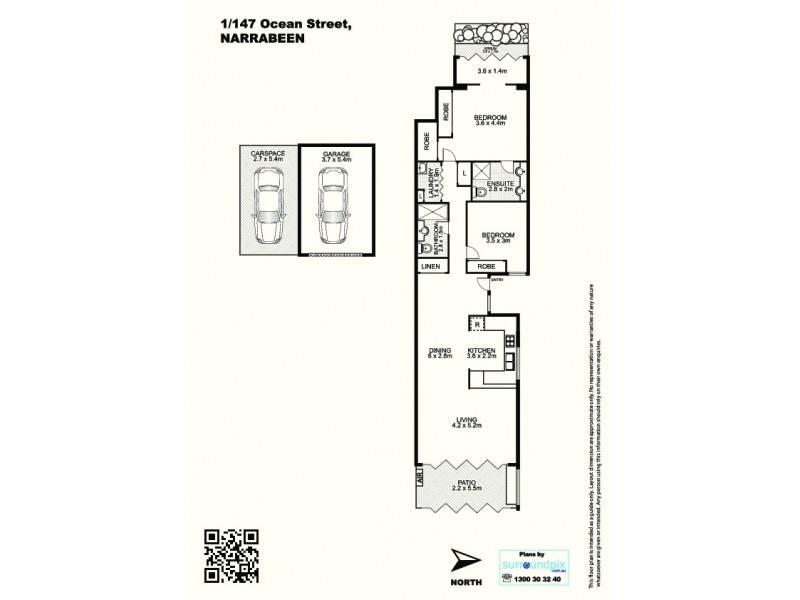 1/147 Ocean Street, Narrabeen NSW 2101 Floorplan