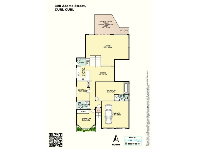 39B Adams Street, Curl Curl NSW 2096 Floorplan