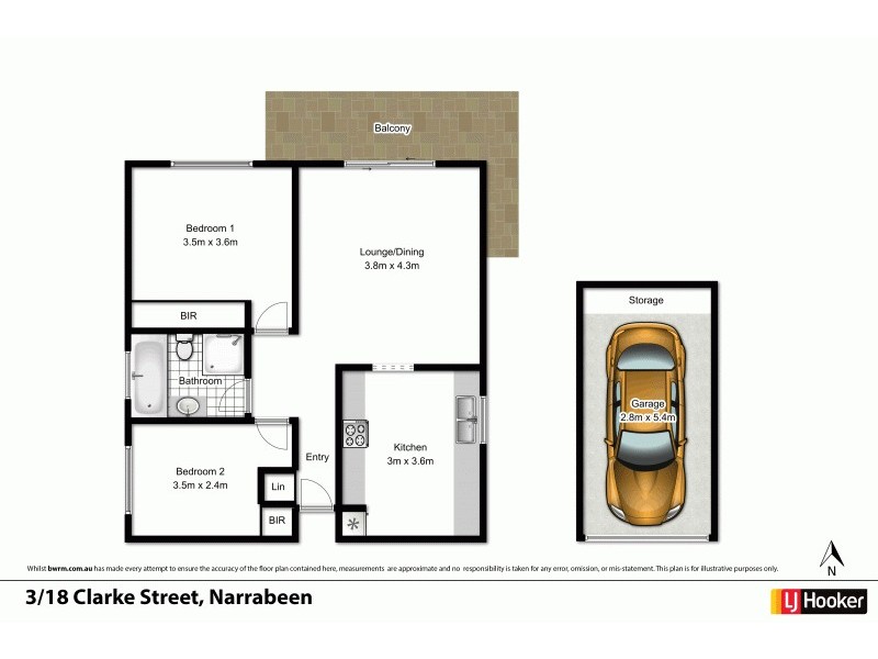 3/18 Clarke Street, Narrabeen NSW 2101 Floorplan