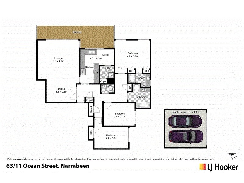 63/11 Ocean Street, Narrabeen NSW 2101 Floorplan