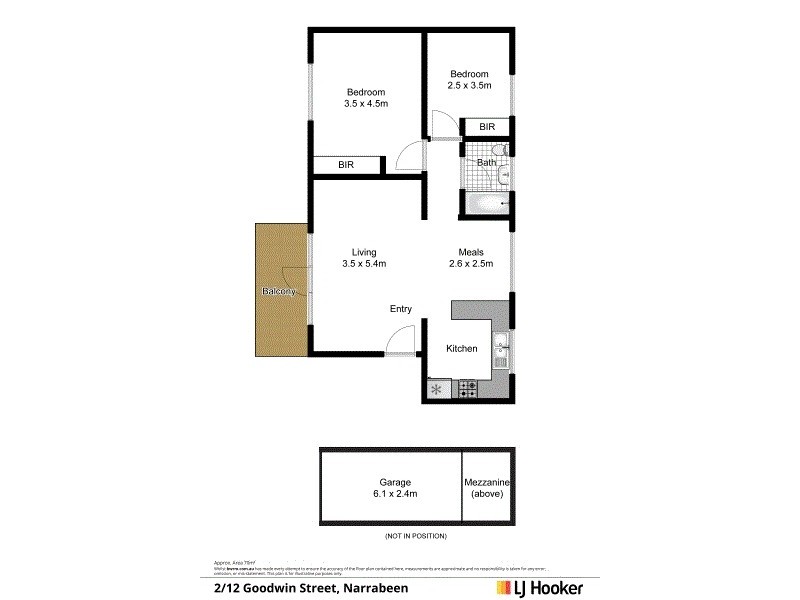 2/12 Goodwin Street, Narrabeen NSW 2101 Floorplan