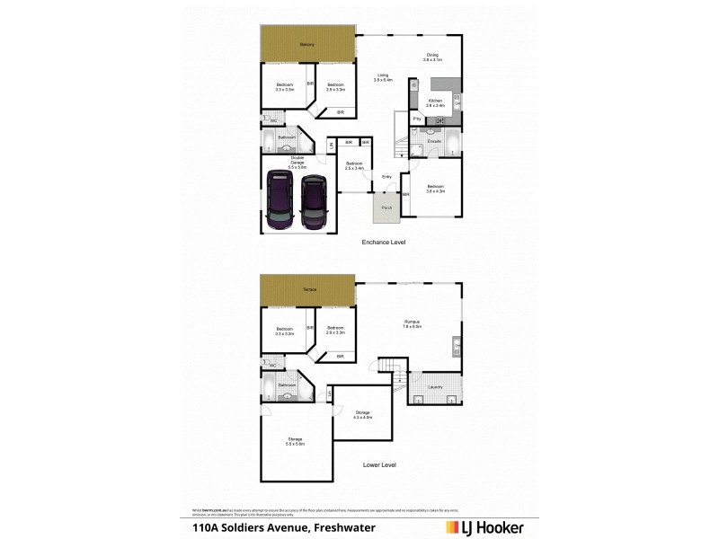 110A Soldiers Avenue, Freshwater NSW 2096 Floorplan